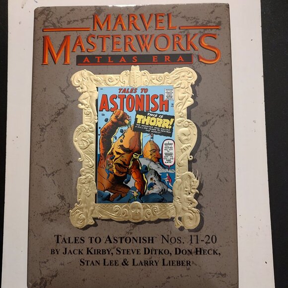 MARVEL MASTERWORKS TALES TO ASTONISH 11 - 20 GOLD FOIL PRINT LEE KIRBY